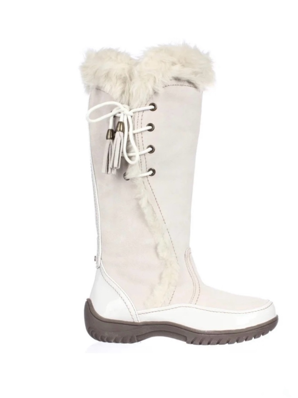 Women’s Sporto Tall Winter Boots Size 8 Wide. Waterproof. White. New With Tags